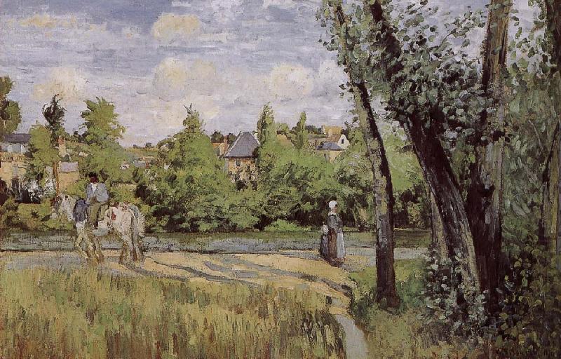 Camille Pissarro Multi pont de-sac under the sun Schwarz china oil painting image